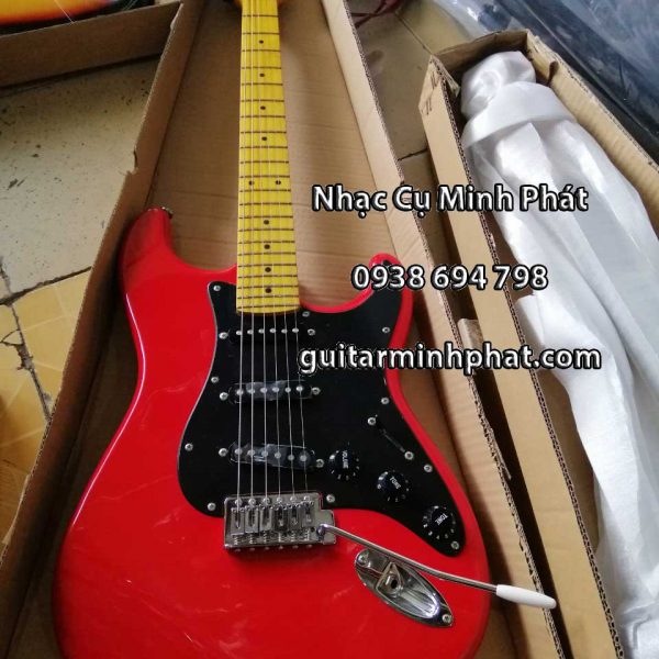 Cửa hàng chuyên bán đàn guitar điện giá rẻ cho người mới học - guitar điện fender có cần nhúng cao cấp tại quận bình tân tphcm - nhạc cụ minh phát