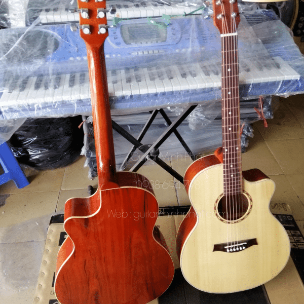 Đàn guitar gỗ hồng đào thích hợp đệm hát - fingerstyle - Nhạc Cụ Minh Phát