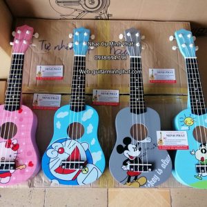 bán đàn ukulele soprano hoạt hình giá rẻ tại shop guitar tphcm - 0938 694 798